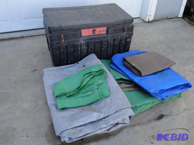 lot 31 image: Tuff-Bin poly construction box (No Key) 20&qu...