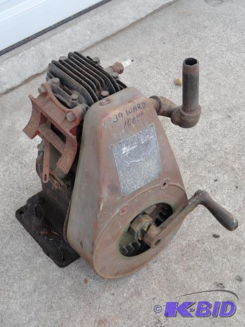 lot 35 image: 1939 Ward engine, 2 34x3 14, RPM 1800, Mode...