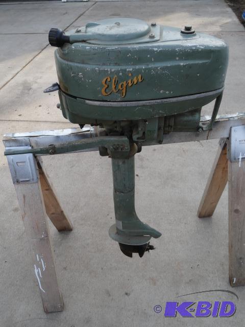 lot 47 image: Elgin outboard motor Model 571.58751, Serial ...