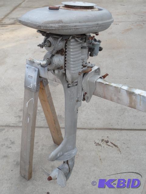 lot 50 image: Mercury outboard motor Model KD-4, Serial 135...