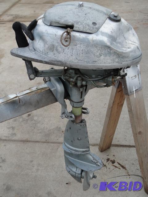 lot 52 image: Johnson outboard motor, Model TD 20, Serial 7...