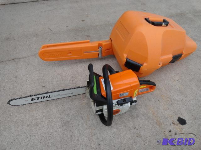 lot 90 image: Stihl MS210 chainsaw, 16" bar, tested an...