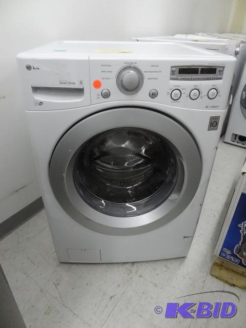 lot 10 image: LG WM3050CW 4.0 cu. ft. Ultra Large Capacity ...