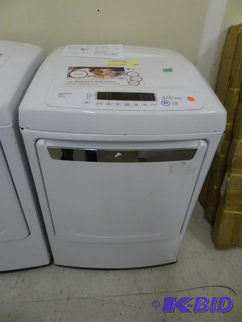 lot 12 image: LG DLE1101W 7.3 cu. ft. Ultra Large Capacity ...