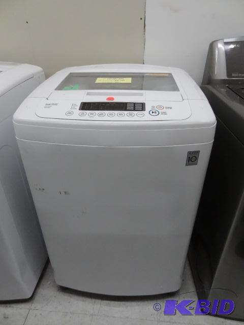 lot 7 image: LG Wt1001CW 3.4 cu. ft. Extra Large Capacity ...