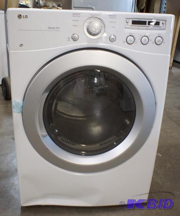 lot 11 image: New LG Dryer - Model # (DLE3050W) - MSRP $699...