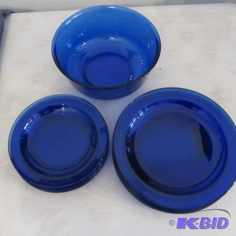 Cobalt Glass Dinnerware