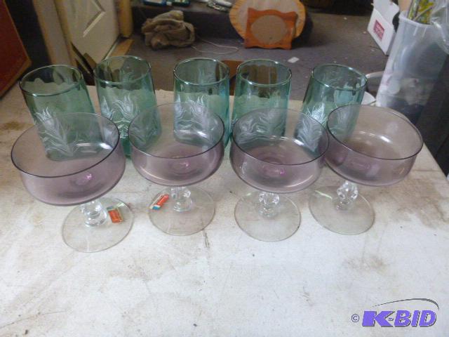 Miscellaneous Colored Glasses...