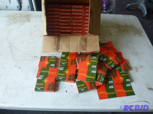 Lot of Boxes of Ornament Hangers 200 hooks pe...