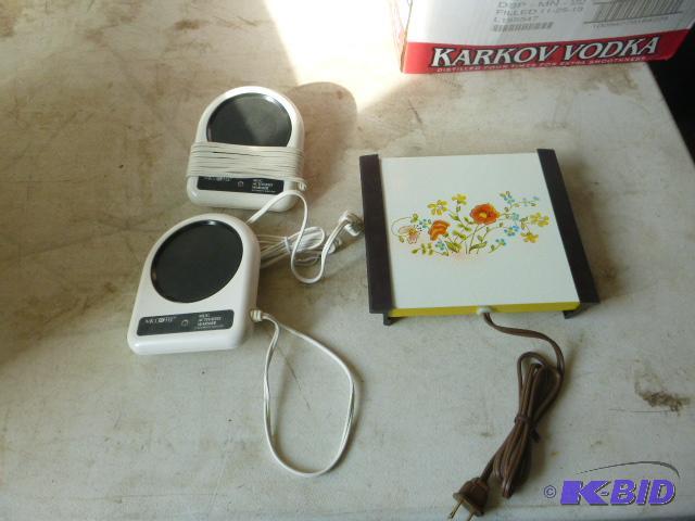 Food Warming Tray and Two Mr. Coffee Mug Warm...
