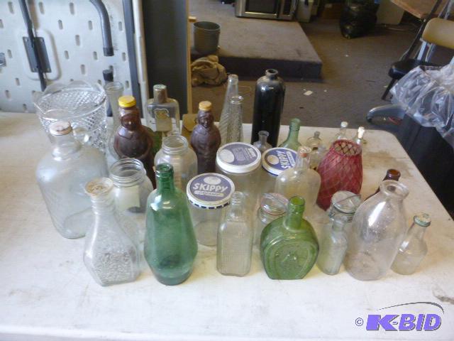 Miscellaneous Glassware and&nbspBottles Some...