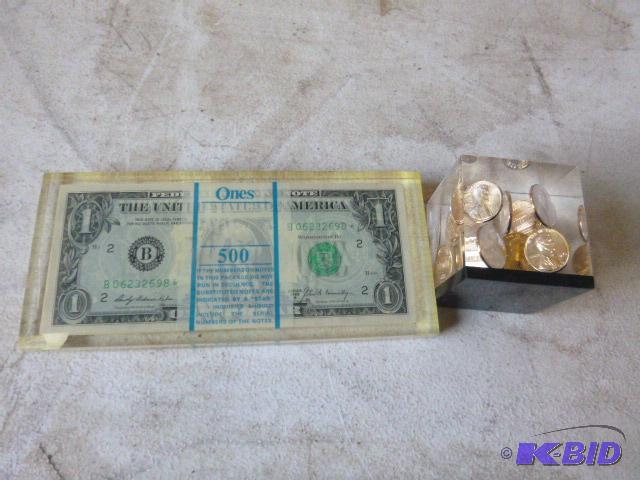 Money Cubes...