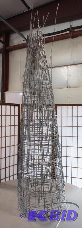New Lot of (10) Galvenized Tomato Cages - 54&...