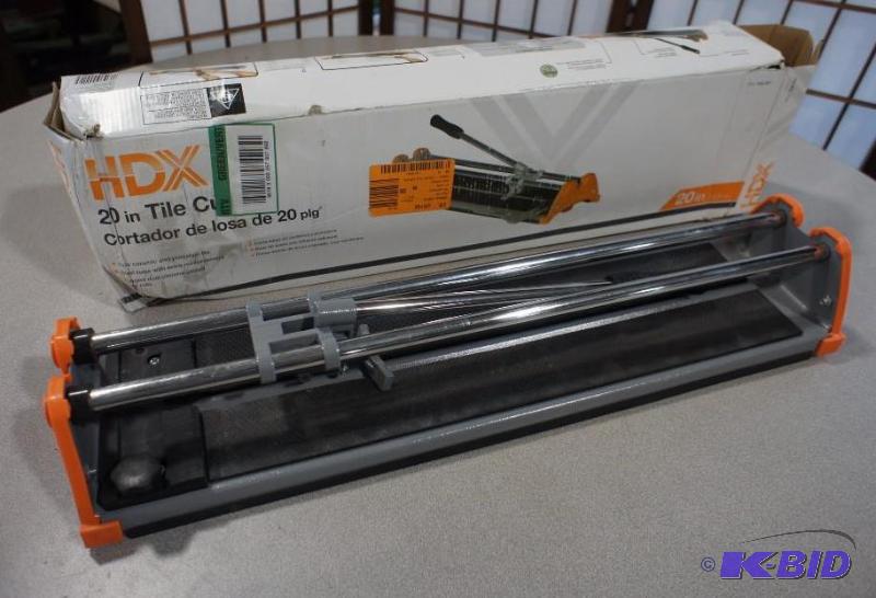 New HDX 20&quot tile cutter - Please see pic...