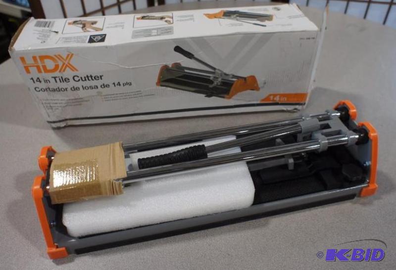 New HDX 14&quot tile cutter - Please see pic...