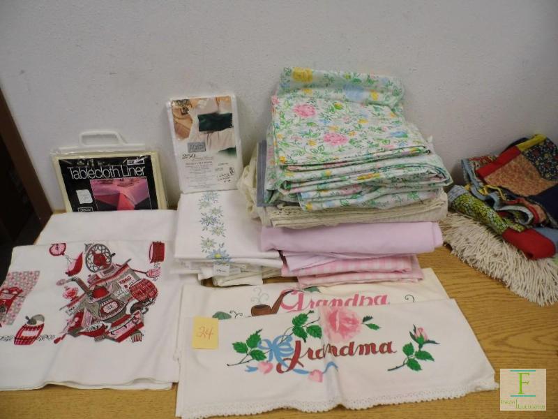 Double Sheets, Table Cloths, Pillow Cases