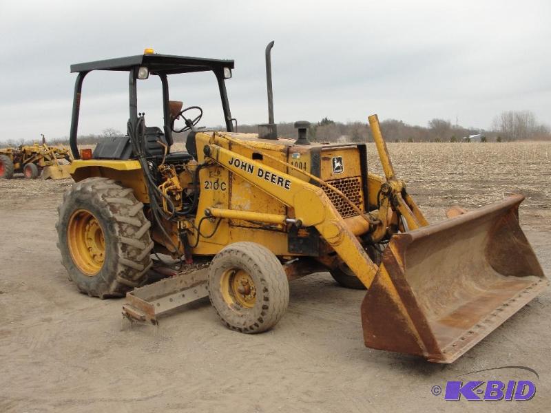 John Deere 210 C. Industrial Tractor  Loader