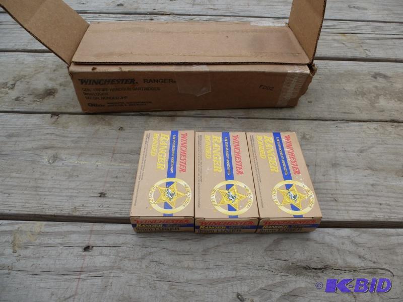 Winchester Ranger Bonded Ammo 9 mm Luger Law...