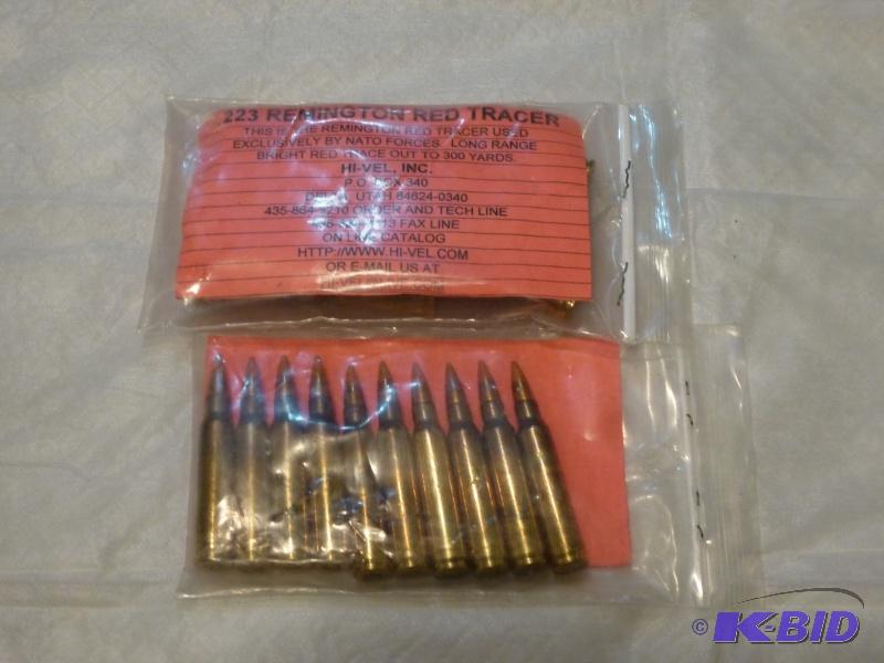 Remington Red Tracer NATO ammo .223 cal Red ...