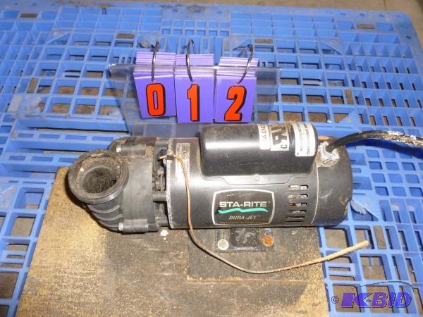 lot 12 image: Sta-rite water pump. As shown. For pool or ho...