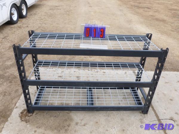 lot 13 image: Utility work bench. Approx. 38" h x 20&q...