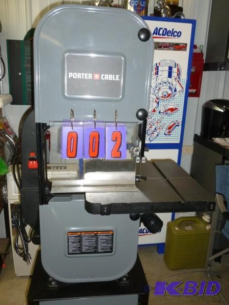 lot 2 image: Porter Cable vertical band saw. Like new con...