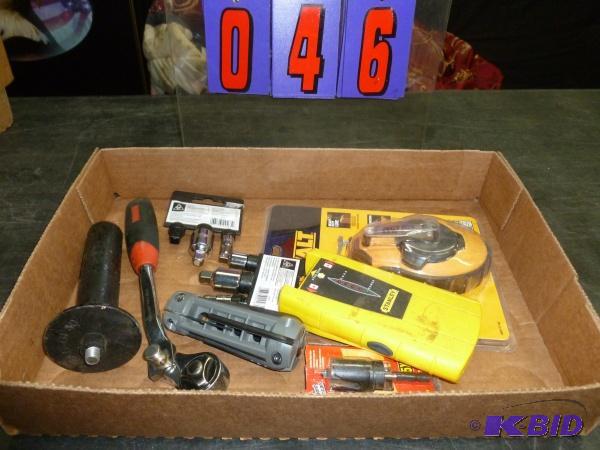 lot 46 image: Flat of tools. As shown. Terms. Inspection is...