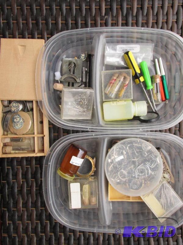 lot 162 image: Group of Watch Findings and Tools