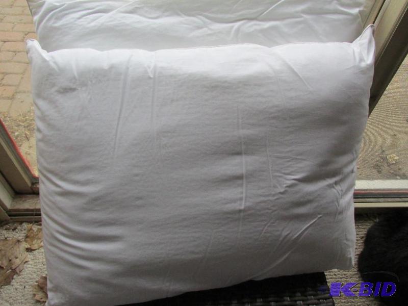 lot 175 image: Two Nearly New Down Alternative Standard Pillows