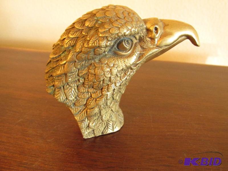 lot 19 image: Brass Eagle Head