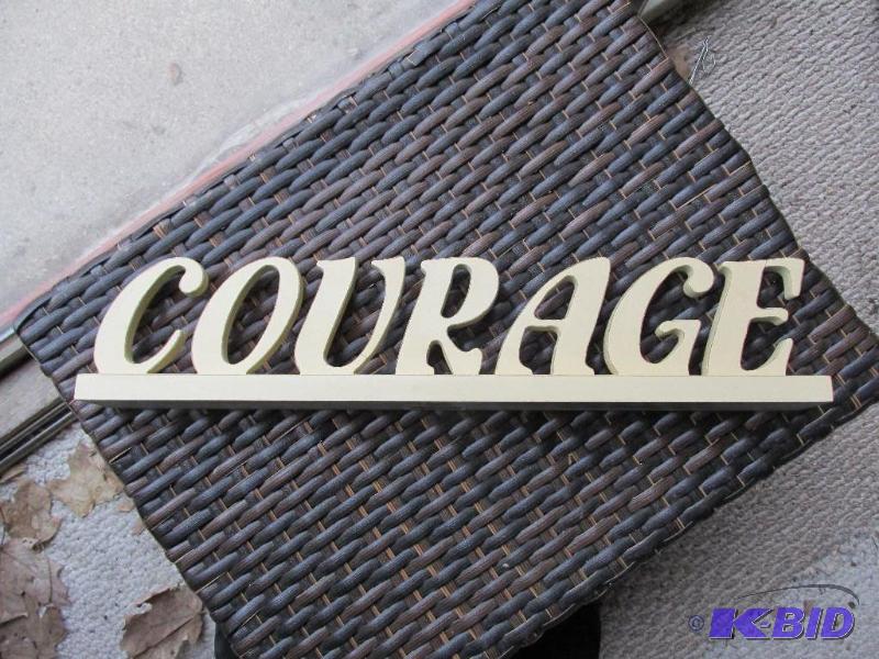 lot 196 image: Courage Sign Like New