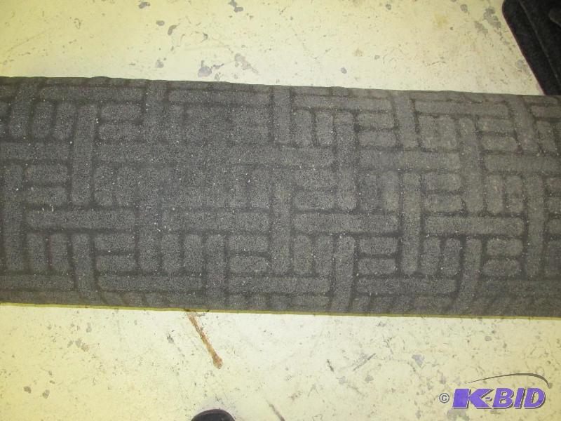 lot 38 image: 3 -- 3X5 Grey Sculpted Commercial Rug