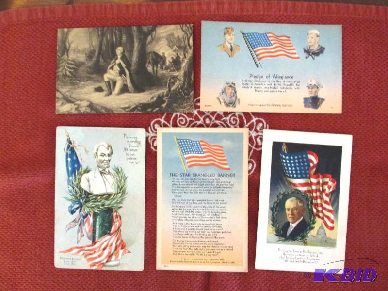 lot 48 image: A Variety of Post Cards - Military - USS Detroit - Cathedral - Ocean Liners