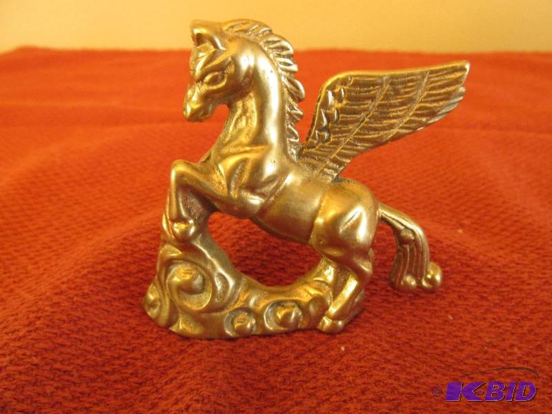 lot 64 image: Brass Pegasus