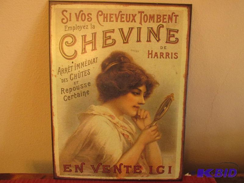 lot 66 image: Pretty Tin Sign