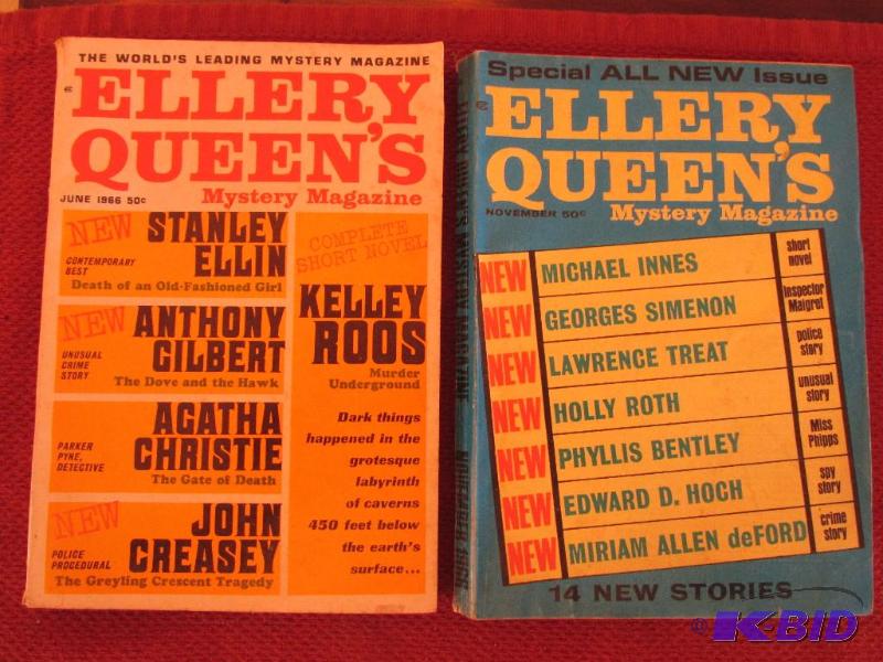 lot 91 image: 3 - Ellery Queen Books