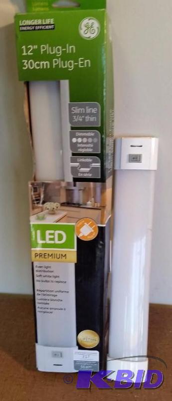 Pair of 12 GE Plug in under the counter Soft White Light Fixture.