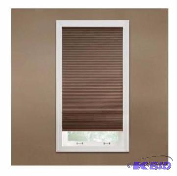 Home Decorators Cordless Cellular Shade.  Mocha Custom Cut. 22.5 x 72 New in Box