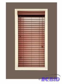 Home Decorators Faux Wood 2 in. Premium Blind.  Custom Cut  21 x 56 New in Box.