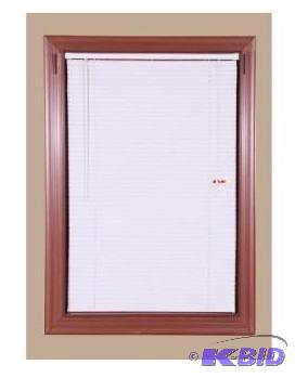 Home Decorators Premium White Vinyl 2 in. Blind.  Custom Cut  51.5 x 44 New in Box.