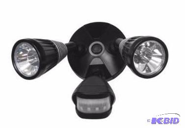 GE Motion Activated Outdoor Black LED Security Light.  New in Box All there.