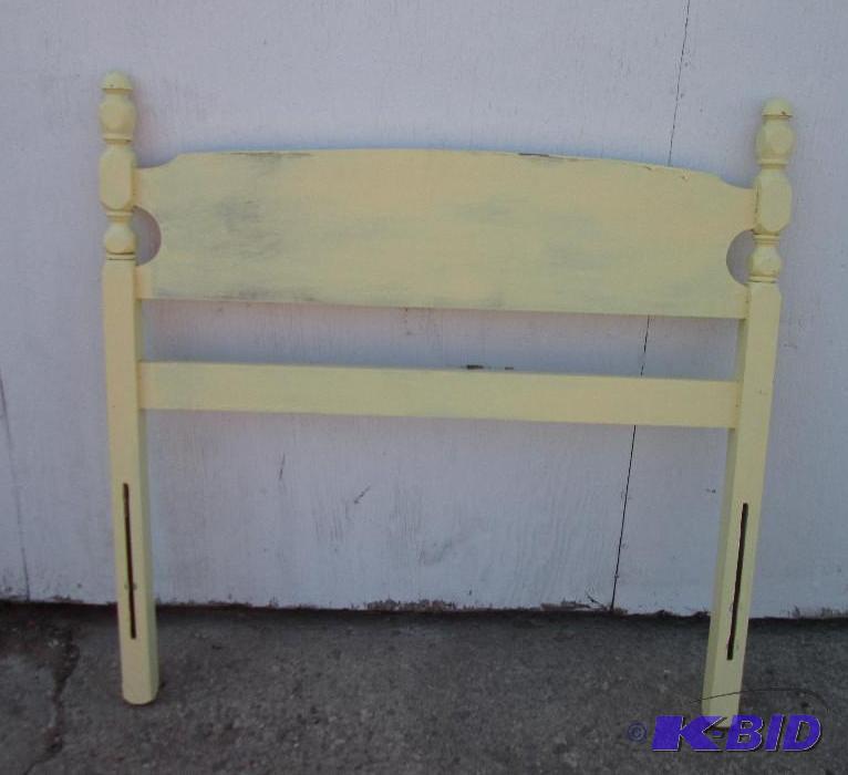 lot 120 image: Headboard, 38.5&quot across...