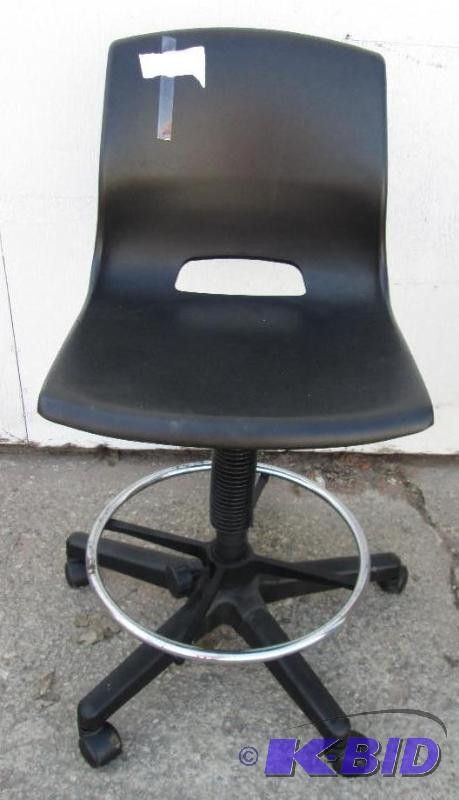 lot 130 image: Office chair on wheels...