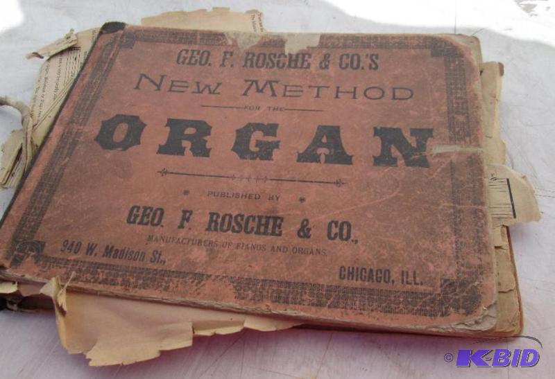lot 146 image: Vintage Organ music playing instructional met...