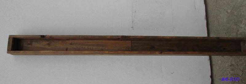 lot 23 image: Planter box, measures 5 34 inch wide and 77 ...