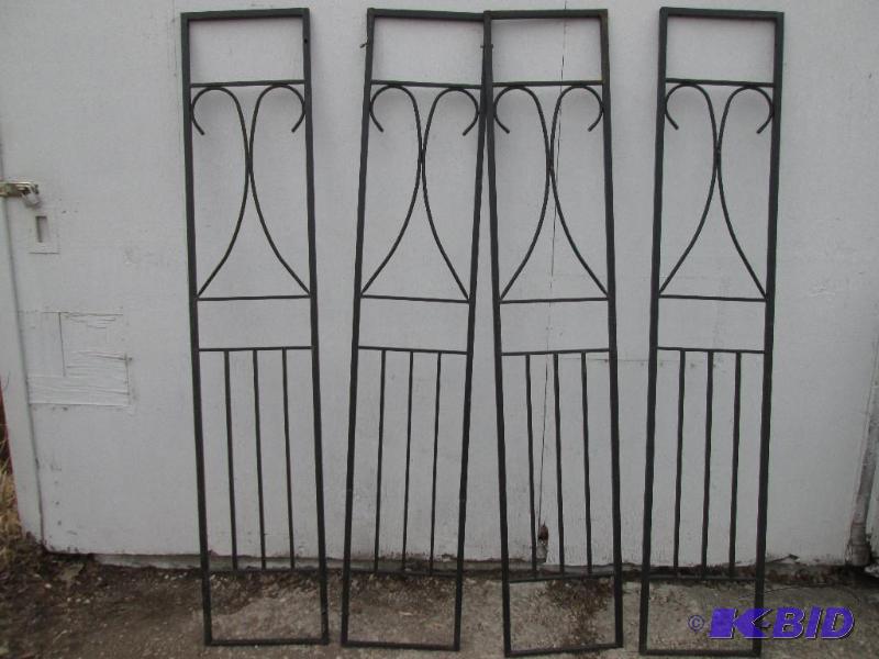 lot 30 image: Lot of metal panels, each measures 15 x 79 in...