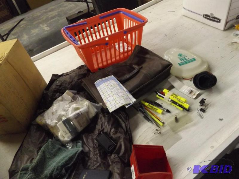 Plastic Basket, small soaps and shampoos from...