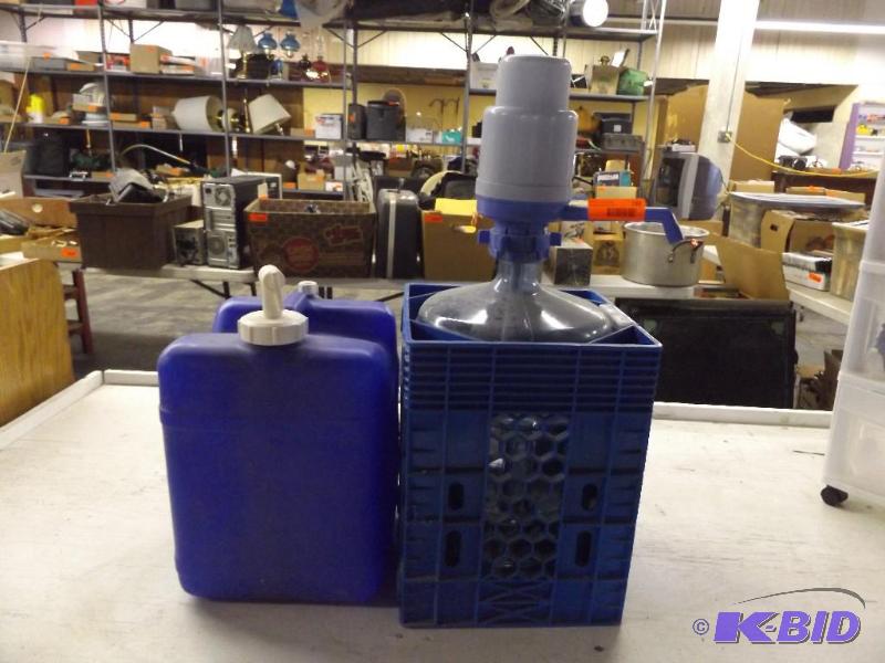 Water Jug and Water Bottle with pump...