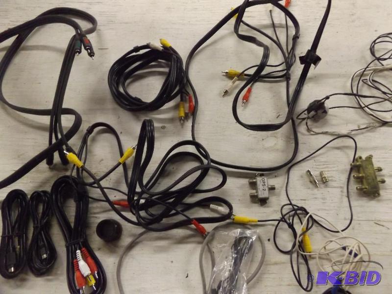 Misc  cables and cords for hooking up electr...