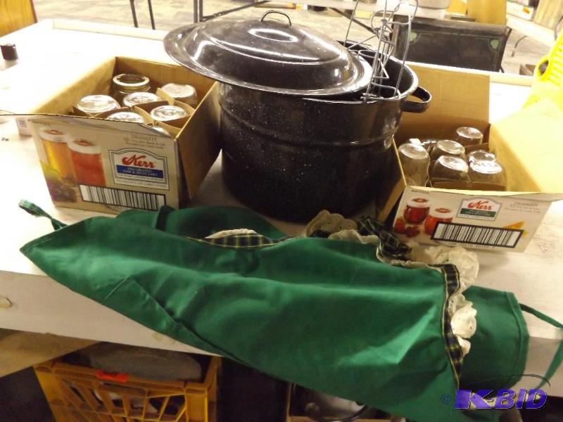 Canner and canning jars...